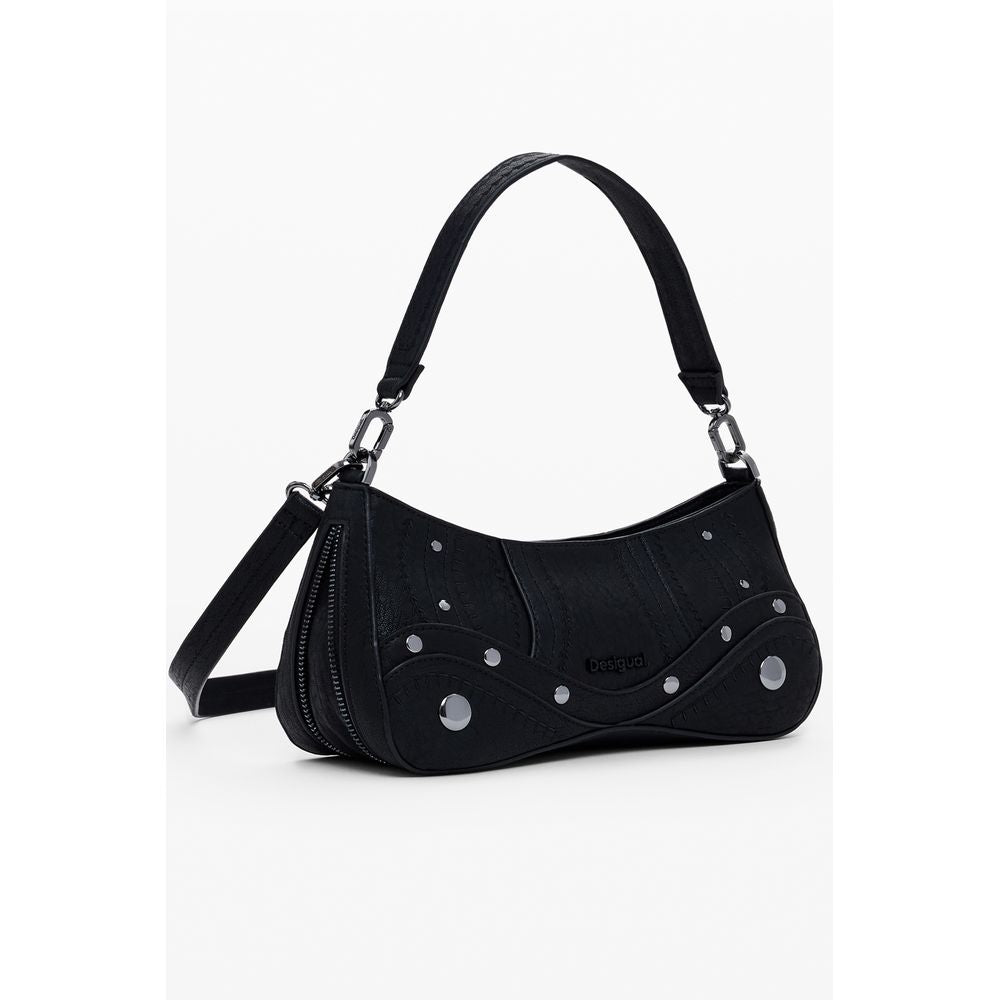 Desigual Schwarze Polyethylen-Damenhandtasche