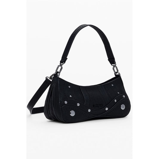 Desigual Schwarze Polyethylen-Damenhandtasche