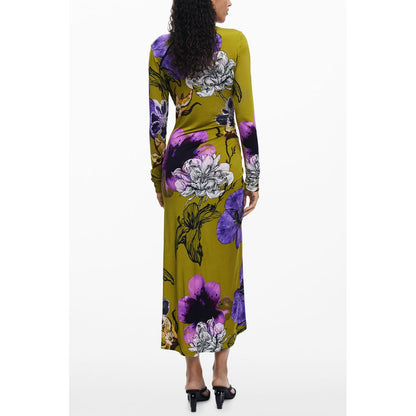 Desigual Green Viscose Women Dress