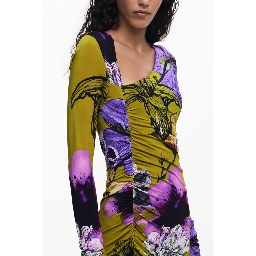 Desigual Green Viscose Women Dress