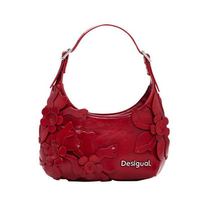 Desigual Rote Polyethylen Damen Handtasche