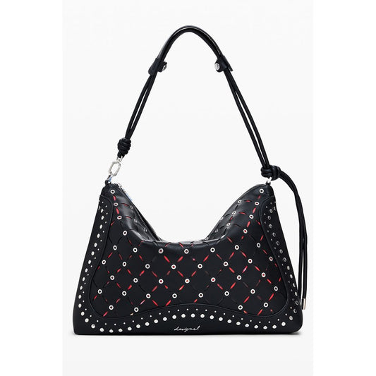 Desigual Schwarze Polyethylen-Damenhandtasche