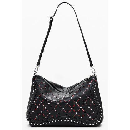Desigual Schwarze Polyethylen-Damenhandtasche