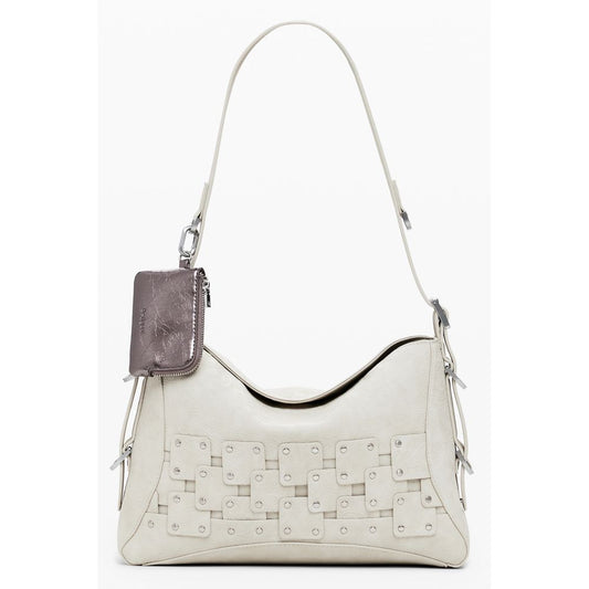 Desigual Beige Polyethylen Damen Handtasche