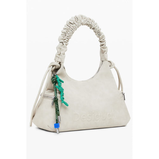 Desigual Beige Polyethylen Damen Handtasche