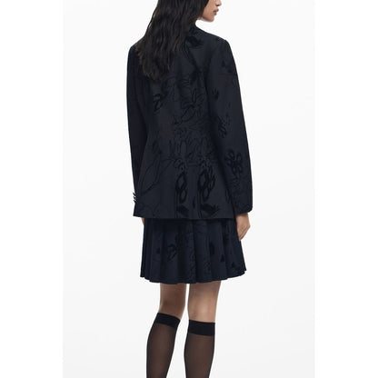 Desigual Schwarze Polyester-Damenjacke