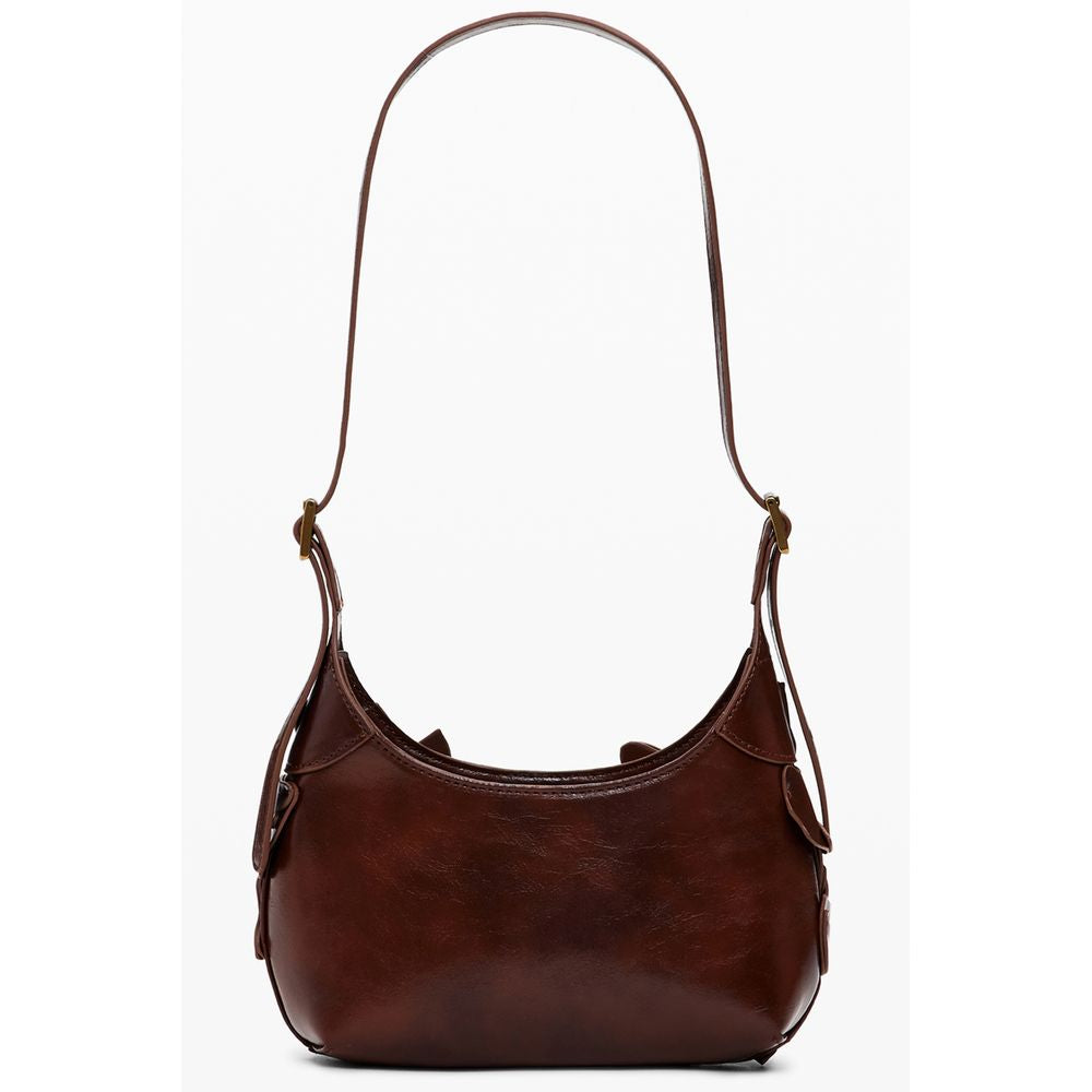 Desigual Braune Polyethylen-Damenhandtasche