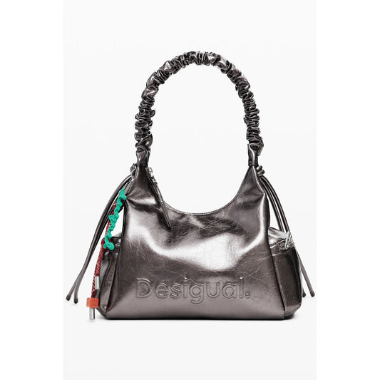Desigual Bronze Polyethylen Damen Handtasche