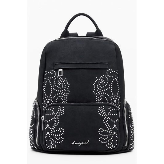 Desigual Schwarzer Polyethylen-Rucksack für Damen