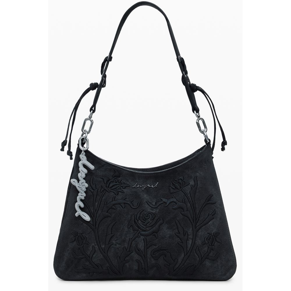 Desigual Schwarze Polyethylen-Damenhandtasche