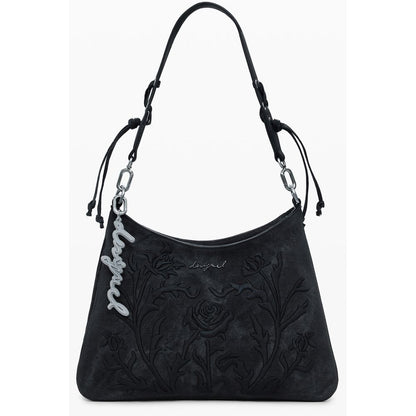 Desigual Schwarze Polyethylen-Damenhandtasche