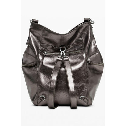 Desigual Bronze Polyethylen Damen Rucksack