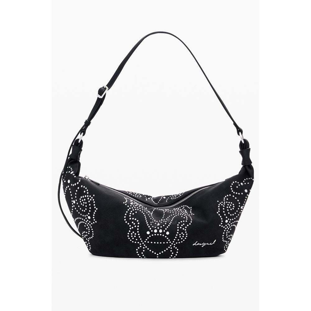 Desigual Schwarze Polyethylen-Damenhandtasche