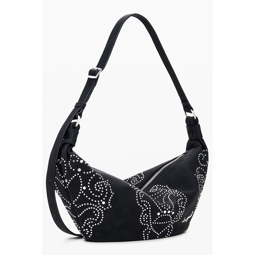 Desigual Schwarze Polyethylen-Damenhandtasche