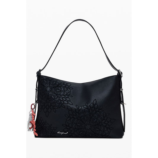 Desigual Schwarze Polyethylen-Damenhandtasche