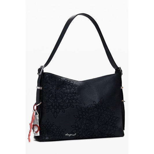 Desigual Schwarze Polyethylen-Damenhandtasche