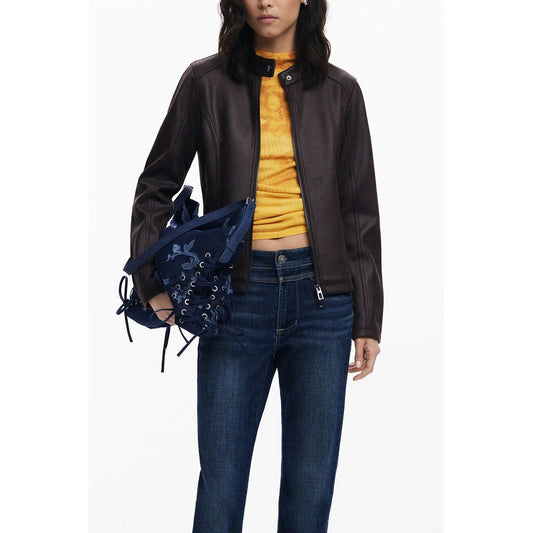 سترة نسائية من البوليستر باللون البني من Desigual