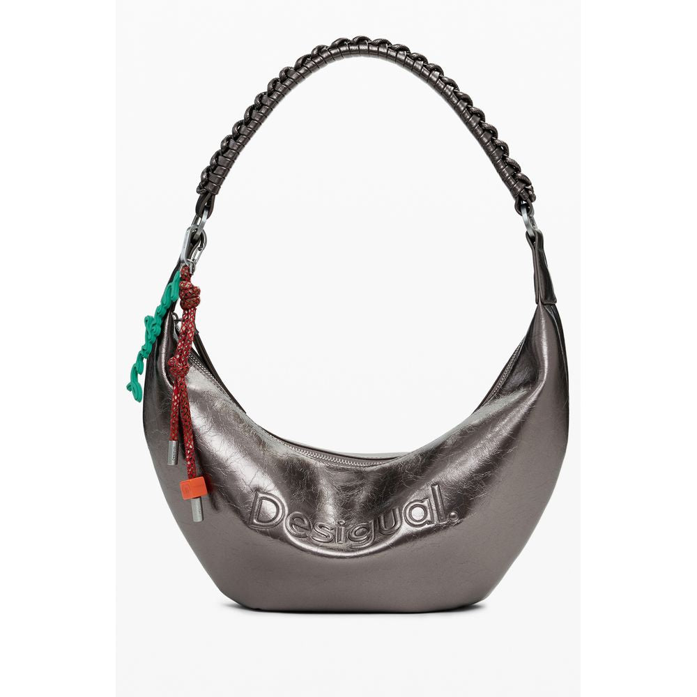 Desigual Bronze Polyethylen Damen Handtasche