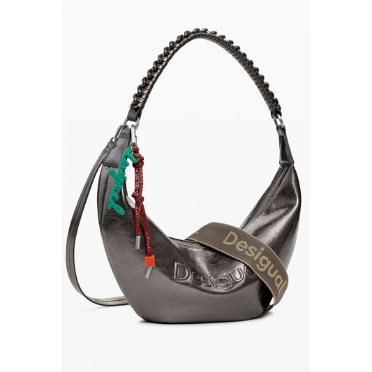 Desigual Bronze Polyethylen Damen Handtasche