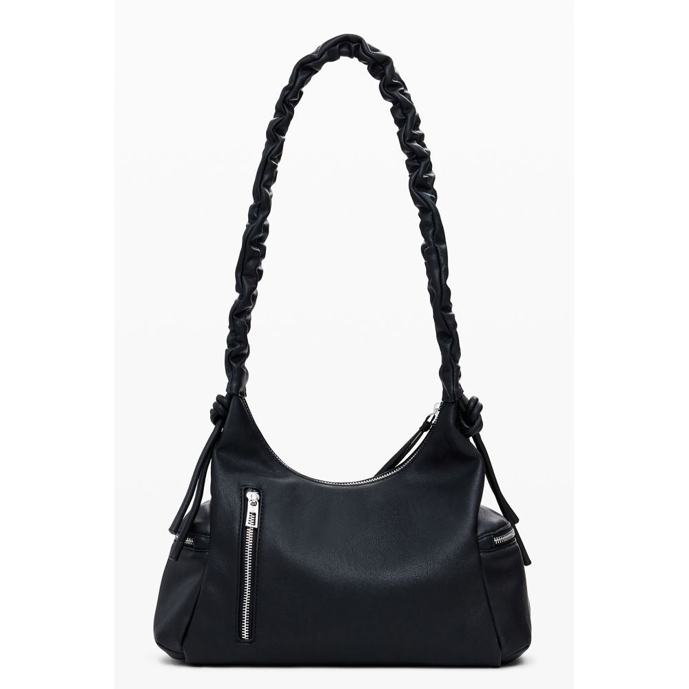 Desigual Schwarze Polyethylen-Damenhandtasche