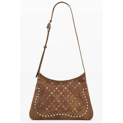 Desigual Braune Polyethylen-Damenhandtasche