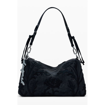 Desigual Schwarze Polyethylen-Damenhandtasche