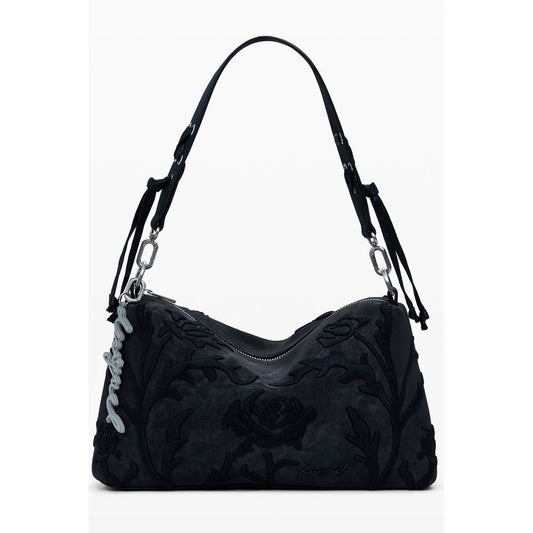 Desigual Schwarze Polyethylen-Damenhandtasche