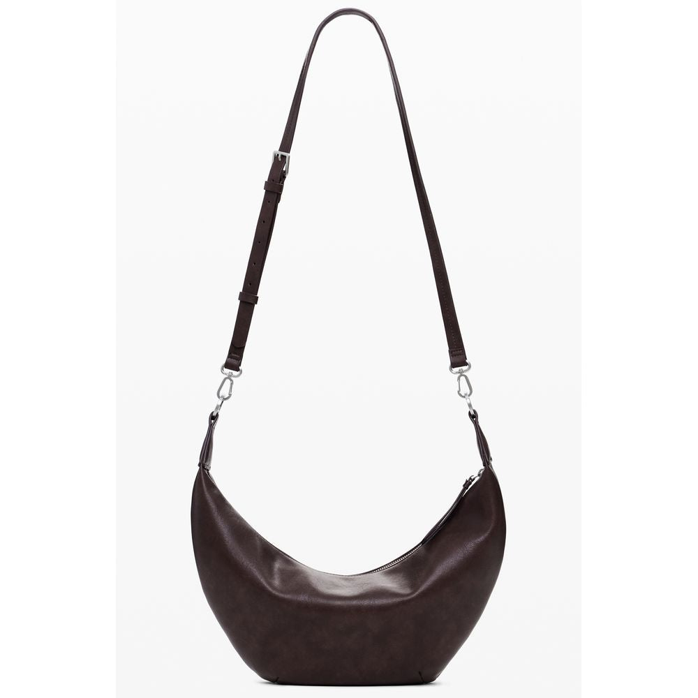 Desigual Braune Polyethylen-Damenhandtasche