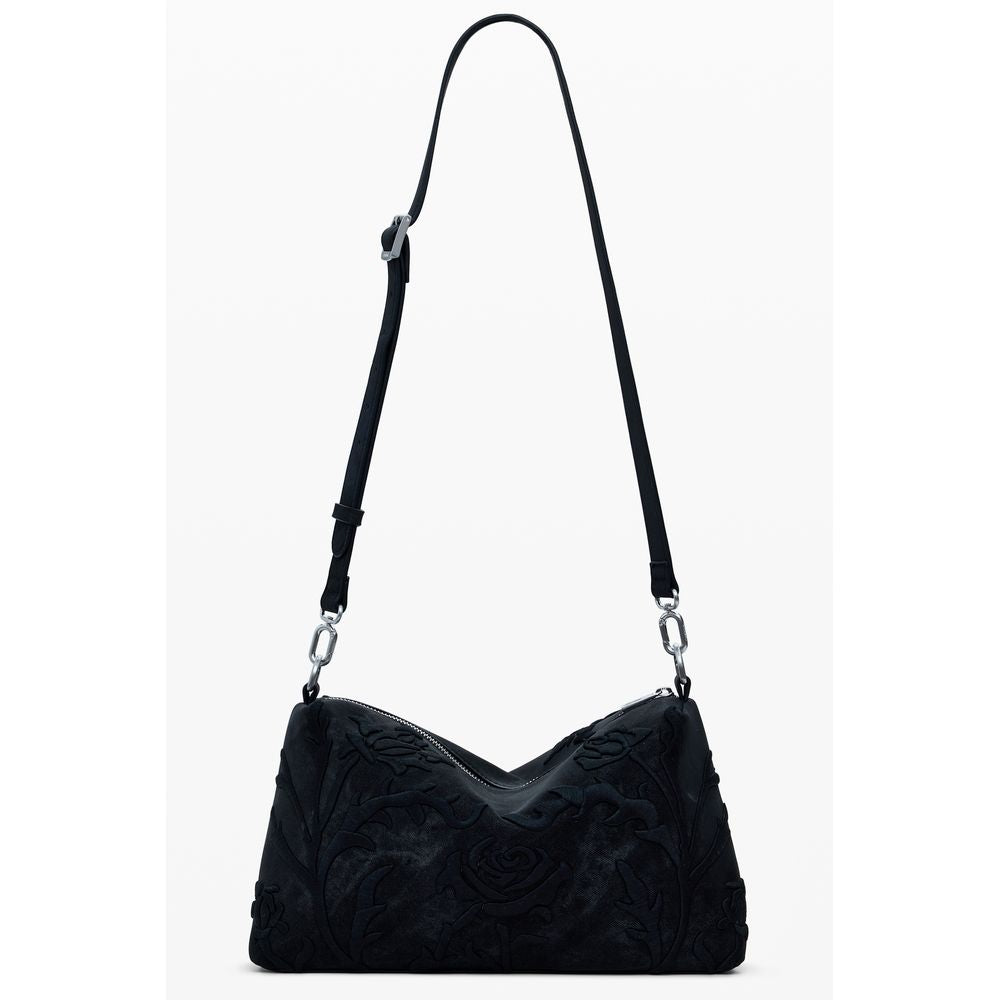 Desigual Schwarze Polyethylen-Damenhandtasche