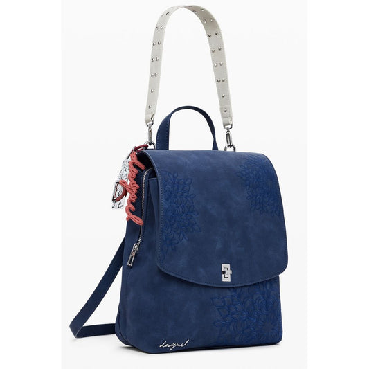Desigual Blauer Polyethylen-Rucksack für Damen