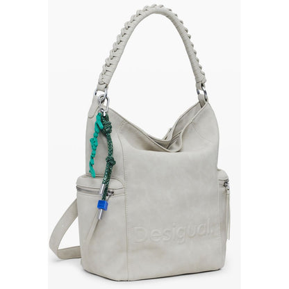 Desigual Beige Polyethylen Damen Rucksack