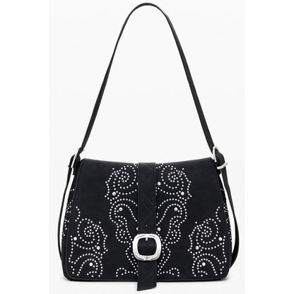 Desigual Schwarze Polyethylen-Damenhandtasche
