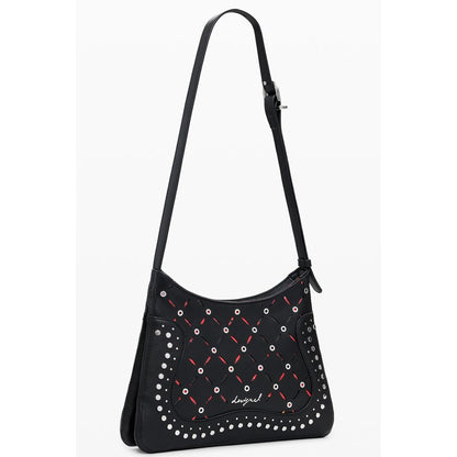 Desigual Schwarze Polyethylen-Damenhandtasche