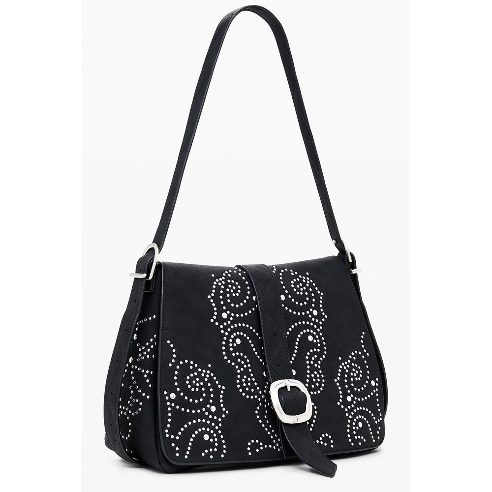 Desigual Schwarze Polyethylen-Damenhandtasche