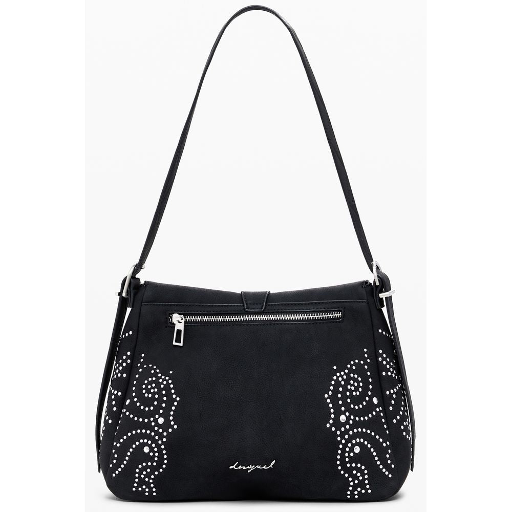 Desigual Schwarze Polyethylen-Damenhandtasche