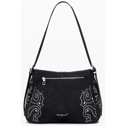 Desigual Schwarze Polyethylen-Damenhandtasche