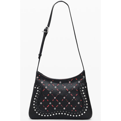 Desigual Schwarze Polyethylen-Damenhandtasche