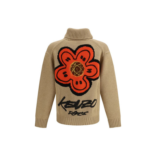 Kenzo Beige Wool Cardigan