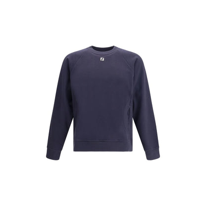 Fendi Blaues Baumwoll-Sweatshirt