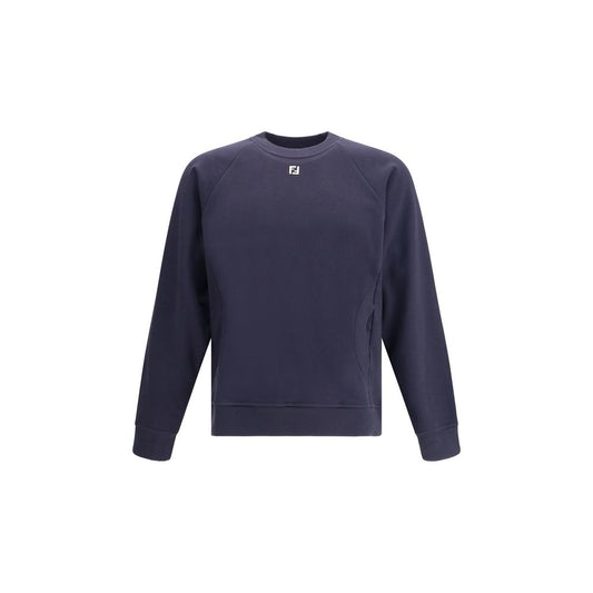 Fendi Blaues Baumwoll-Sweatshirt