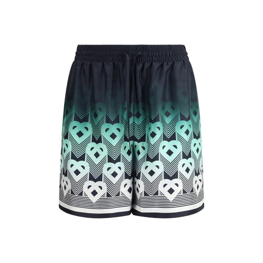 Casablanca Shorts mit Farbverlauf und Monogramm