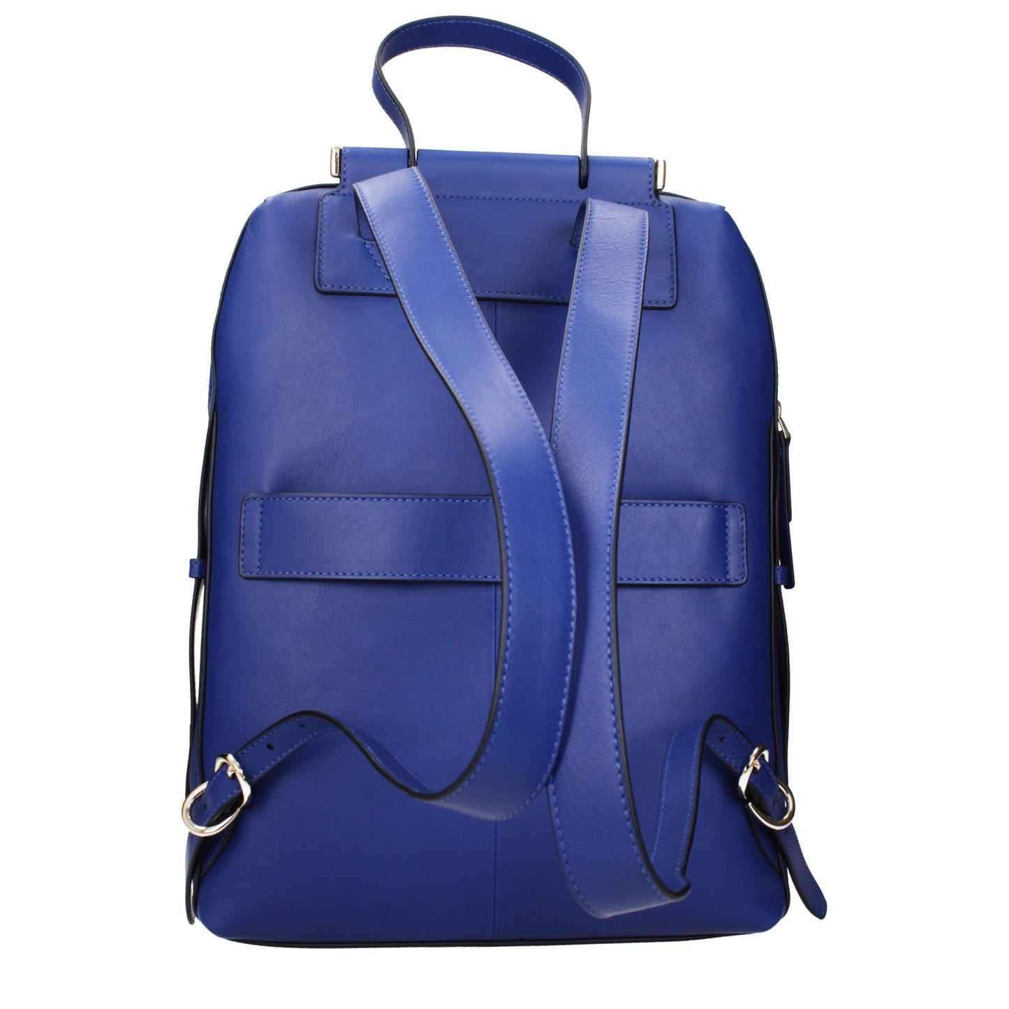 Piquadro Blaue Lederrucksäcke