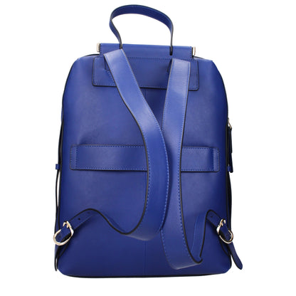 Piquadro Blaue Lederrucksäcke