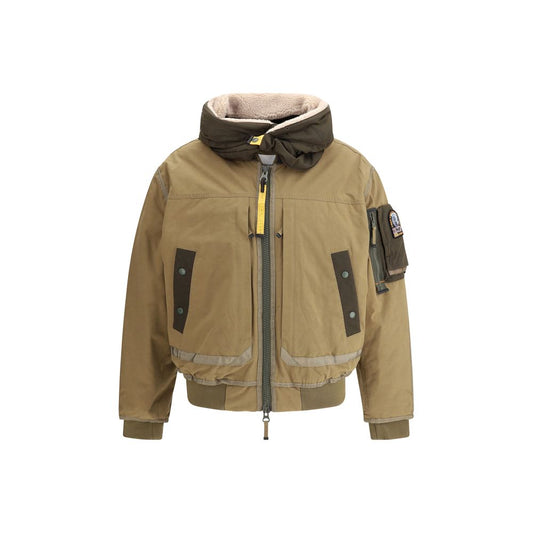 Parajumpers Grüne Baumwoll-Bomberjacke