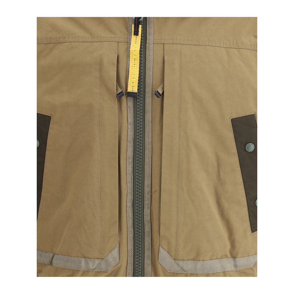 Parajumpers Grüne Baumwoll-Bomberjacke