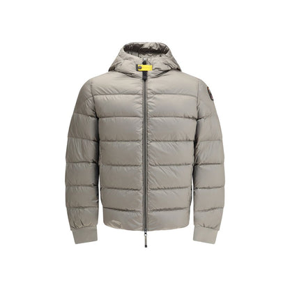 Parajumpers Graue, durchgehende Jacke aus Polyamid