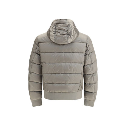 Parajumpers Graue, durchgehende Jacke aus Polyamid
