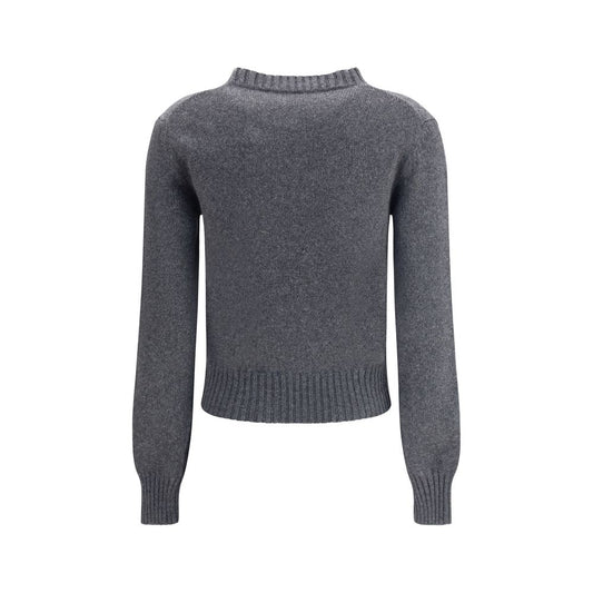 Ami Paris Grauer Kaschmir-Pullover aus Kaschmir