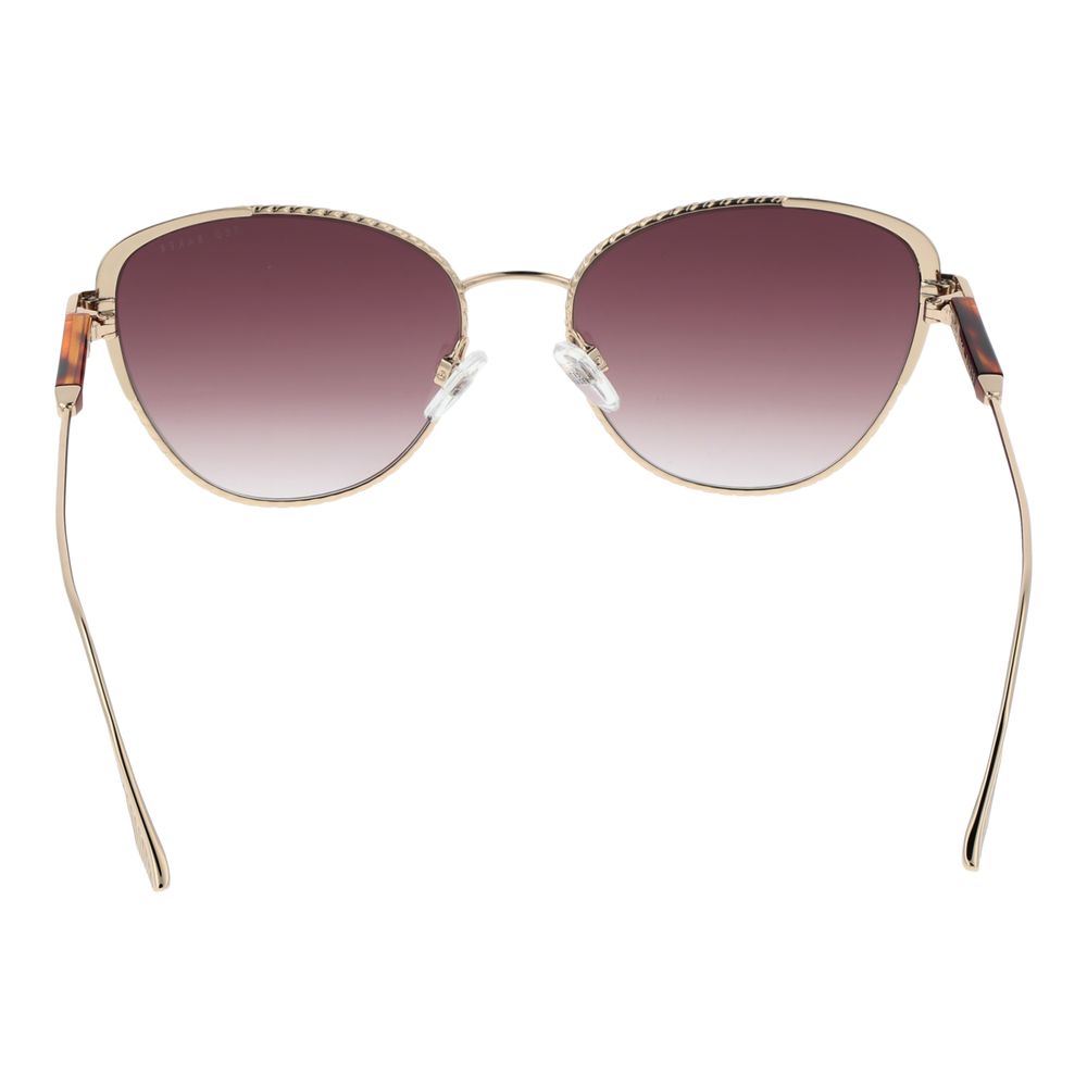 Ted Baker – Goldene Sonnenbrille für Damen