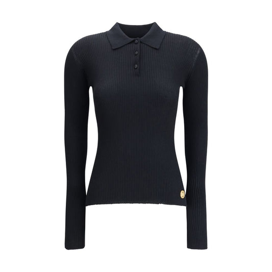 Dolce &amp; Gabbana Schwarzes Kaschmir-Poloshirt